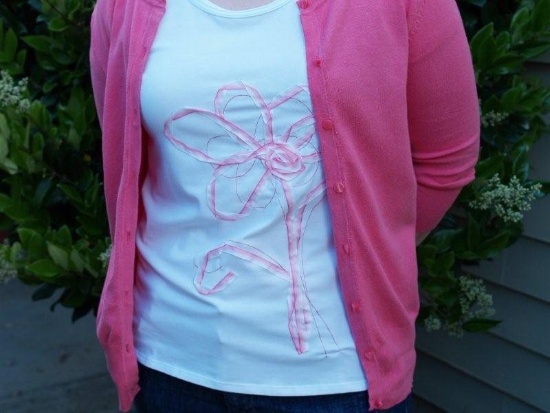 Ribbon Flower T-Shirt