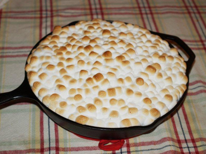 Gingerbread S’mores Cake