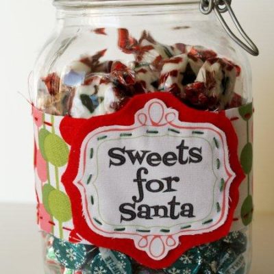 Christmas Candy Jar Labels