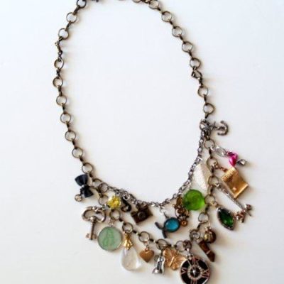 Anthro Cameo Collage Necklace Knockoff