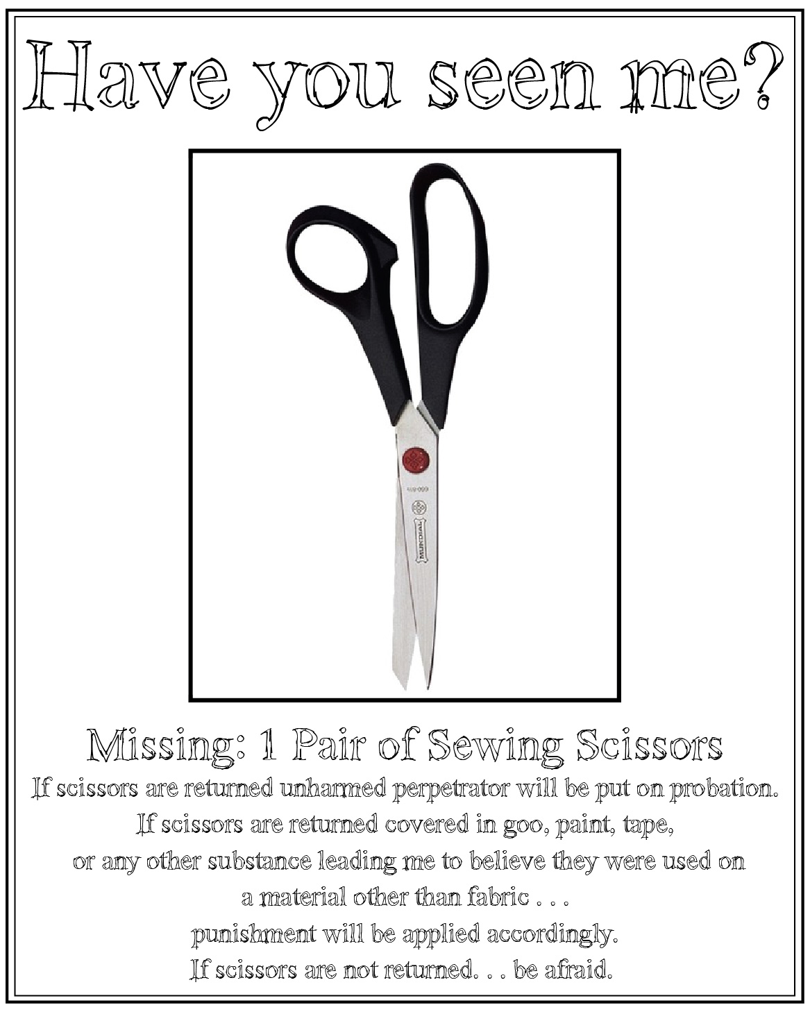Have You Seen Me?