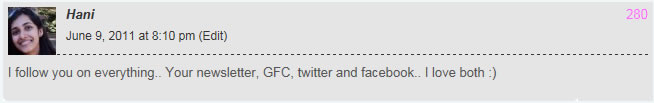 June Follower Giveaway Winner!
