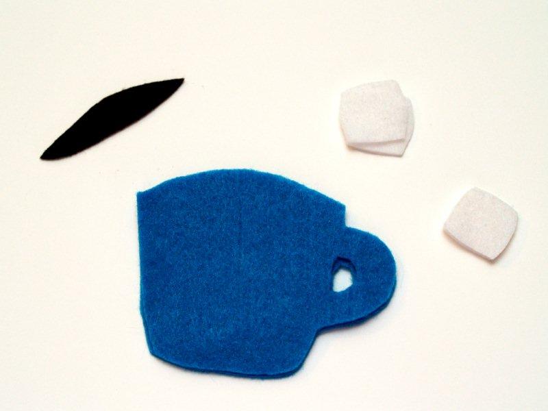 Felt Hot Cocoa Ornament