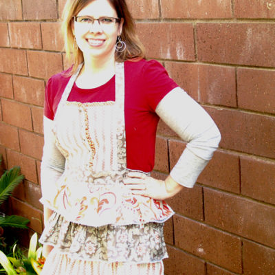 Ruffles & Buttons Apron