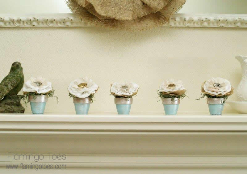 Wee Tiny Spring Button Flowers