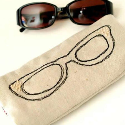 Sketchy Sunglasses Case