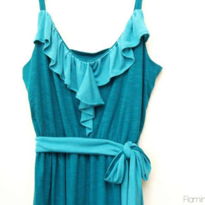 Two-Tone Maxi Sundress