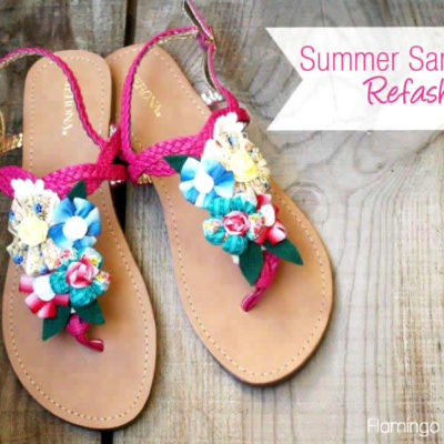 Summer Sandal Refashion