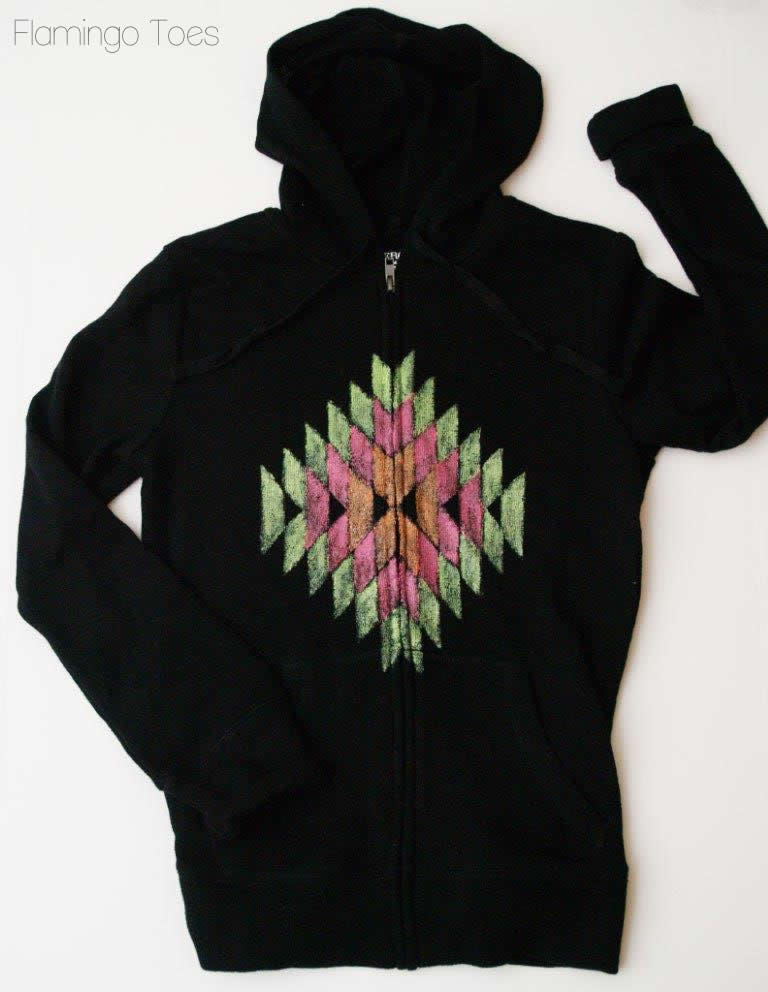 Aztec Painted Beach Hoodie