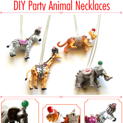 Anthropologie Party Animal Necklace DIY Tutorial