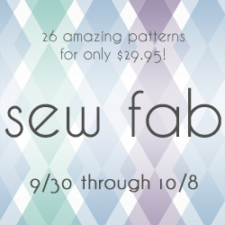 Sew Fab Pattern Sale and Giveaway
