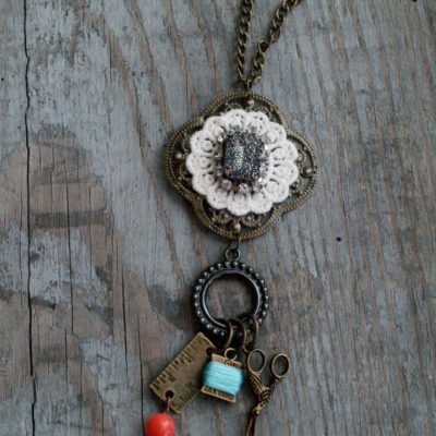 Simple DIY Charm Necklace