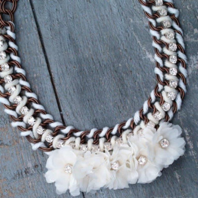 Anthropologie Guirlande Bib Necklace Knockoff