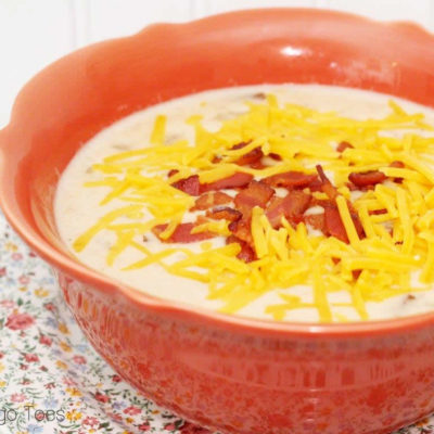 Loaded Baked Potato & Ham Soup