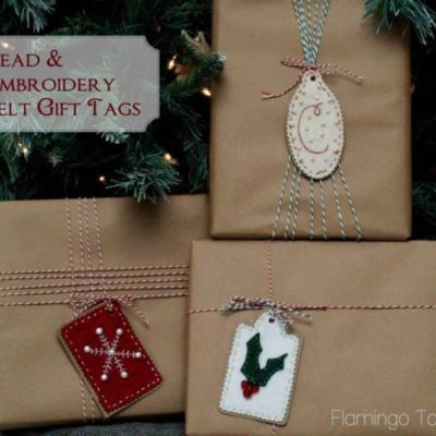 Bead & Embroidery Felt Gift Tags