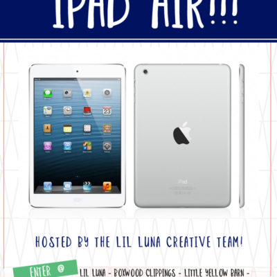 Amazing iPad Air Giveaway
