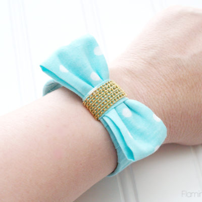 Polkadot and Chain Bracelet