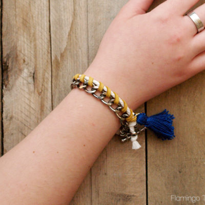 Anthropologie Braided Bobs Bracelet Knockoff