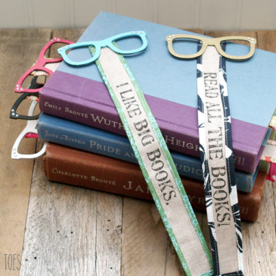 Read in Style – Fun Wood and Fabric Bookmarks