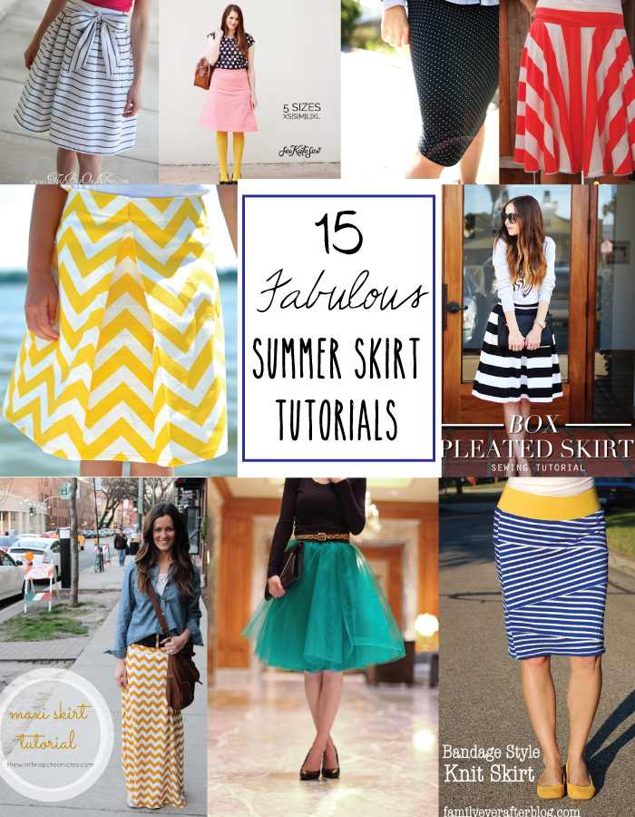 15 Fabulous Summer Skirt Tutorials