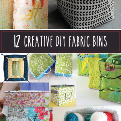 12 Creative DIY Fabric Storage Bins