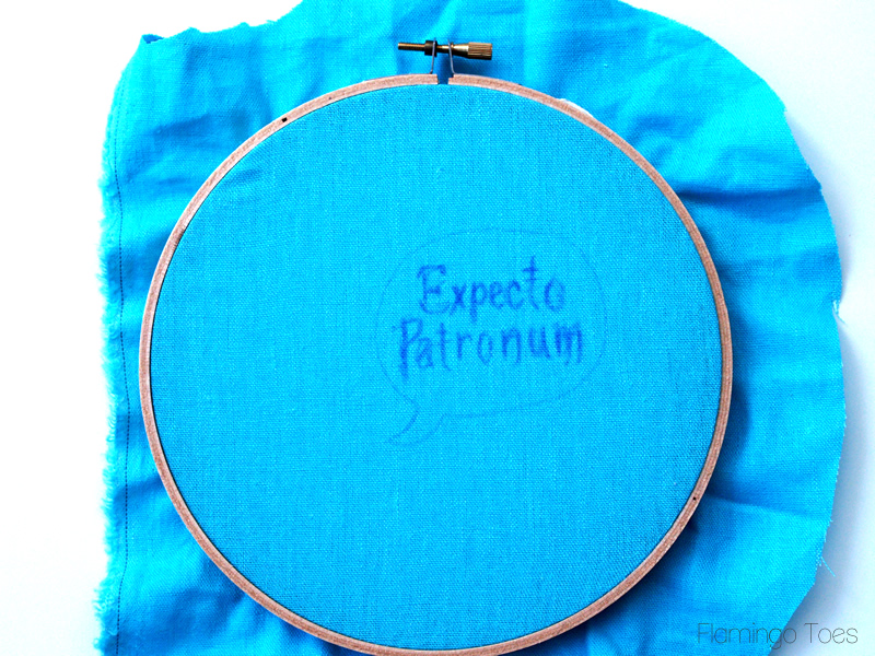 Harry Potter Embroidery Hoop Art