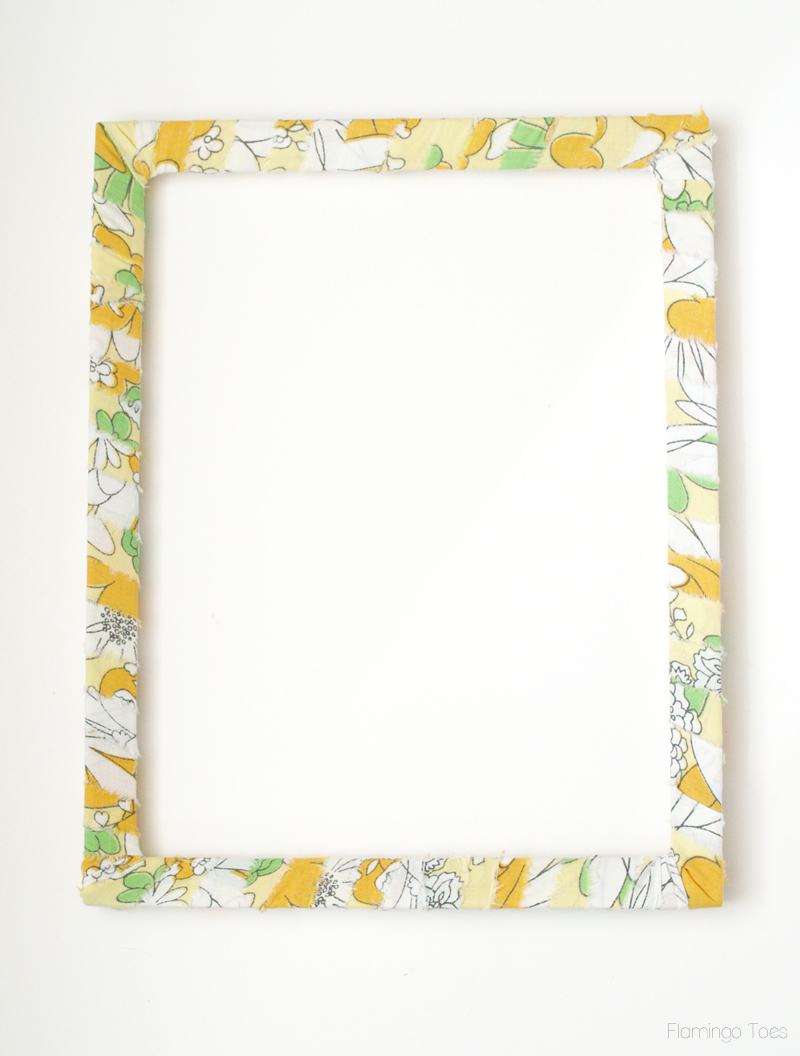 Framed Pom Pom Monogram Wreath