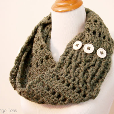 Chunky Crochet Infinity Scarf