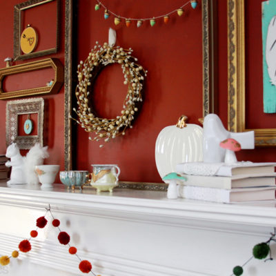 Woodland Fall Mantel Display
