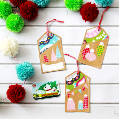 Colorful Stitched Gift Card Holders