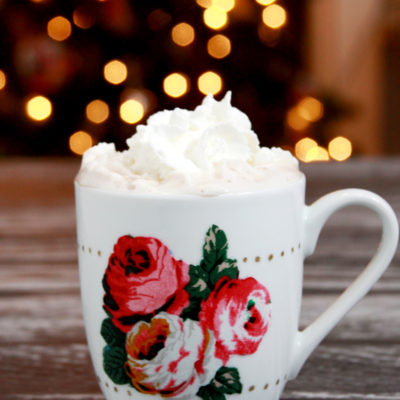 Fabric Flowers and Polkadots Mug