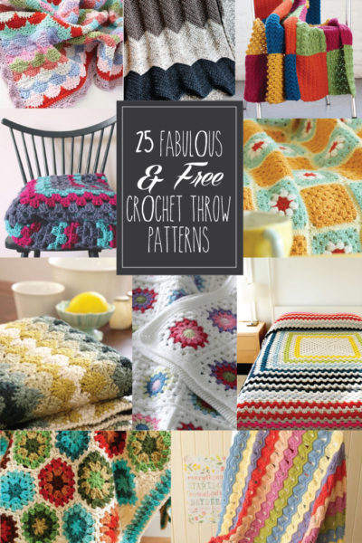 FREE Crochet Throw Blanket Patterns featured by top US crochet blog, Flamingo Toes