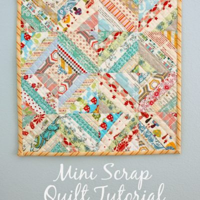 Gorgeous Mini Scrap Quilt Tutorial