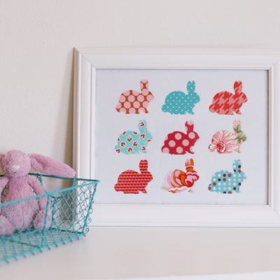 Bunny Silhouette Wall Art