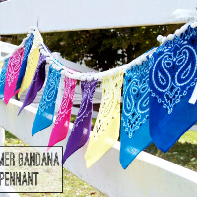Easy Bandana Pennant Banner