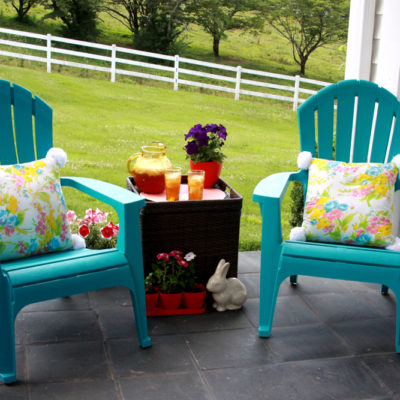 Colorful Summer Front Porch