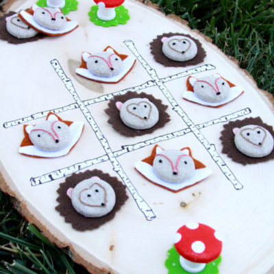 Woodland Animal Tic Tac Toe