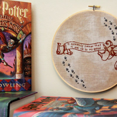 I Solemnly Swear – Harry Potter Hoop Art