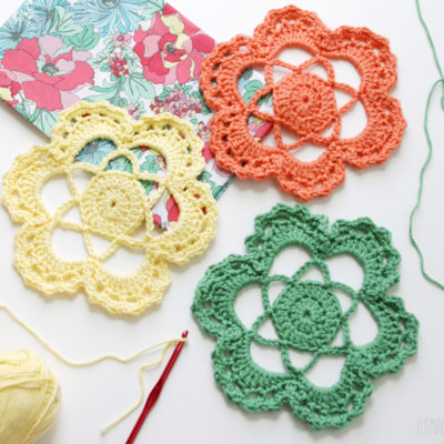 Easy Crochet Flower Medallion