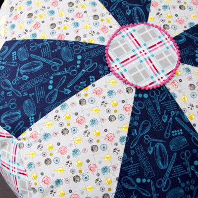 Vintage Made Modern Dresden Pouf