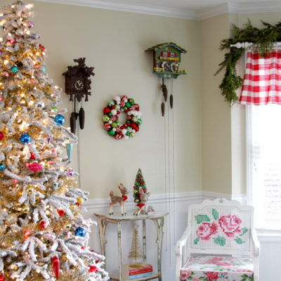Vintage Inspired Christmas Tree
