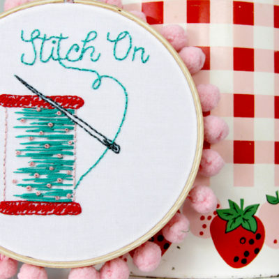 Stitch On – Free Embroidery Pattern