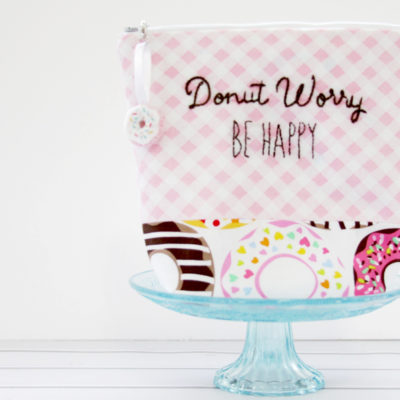 Cute and Easy Donut Zipper Pouch