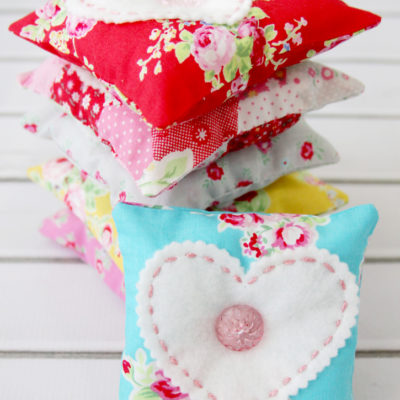 Sweet Fabric and Felt Lavender Sachets