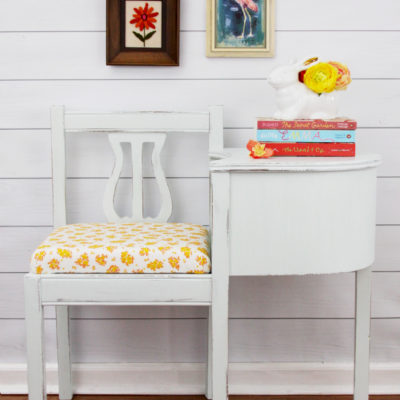 Milk Paint Gossip Bench Refinish
