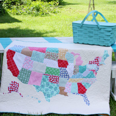 US Map Quilt Tutorial