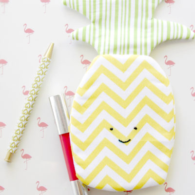 Sweet Pineapple Zipper Pouch