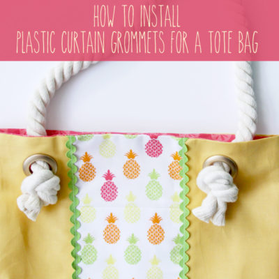 How to Add Grommets to a Tote Bag