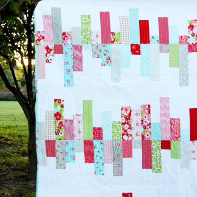 Ruby Random Reflections Quilt