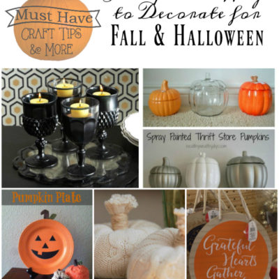 Must Have Craft Tips – Inexpensive Decorating Ideas